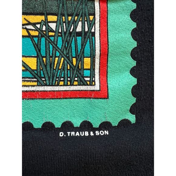 Vintage 80s Maryland Duck Stamp Canada Goose Crewneck Sweatshirt Bird Nature USA - Picture 4 of 8